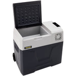50L VEVOR automašīnas ledusskapis/saldētava 50L, ideāls risinājums automašīnām, kravas automašīnām, treileriem, laivām, kā arī lietošanai mājās vai āra aktivitātēs, piemēram, ceļojumos, makšķerēšanā un kempingā.