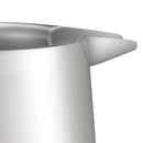 French Press kafijas kanna 1,5 L nerūsējošais tērauds ar filtru, dubultsienu termoizolēta, sudraba