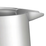 French Press kafijas kanna 1,5 L nerūsējošais tērauds ar filtru, dubultsienu termoizolēta, sudraba