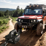 VEVOR 2-в-1 портативная электрическая таль, 500 кг, беспроводной пульт управления