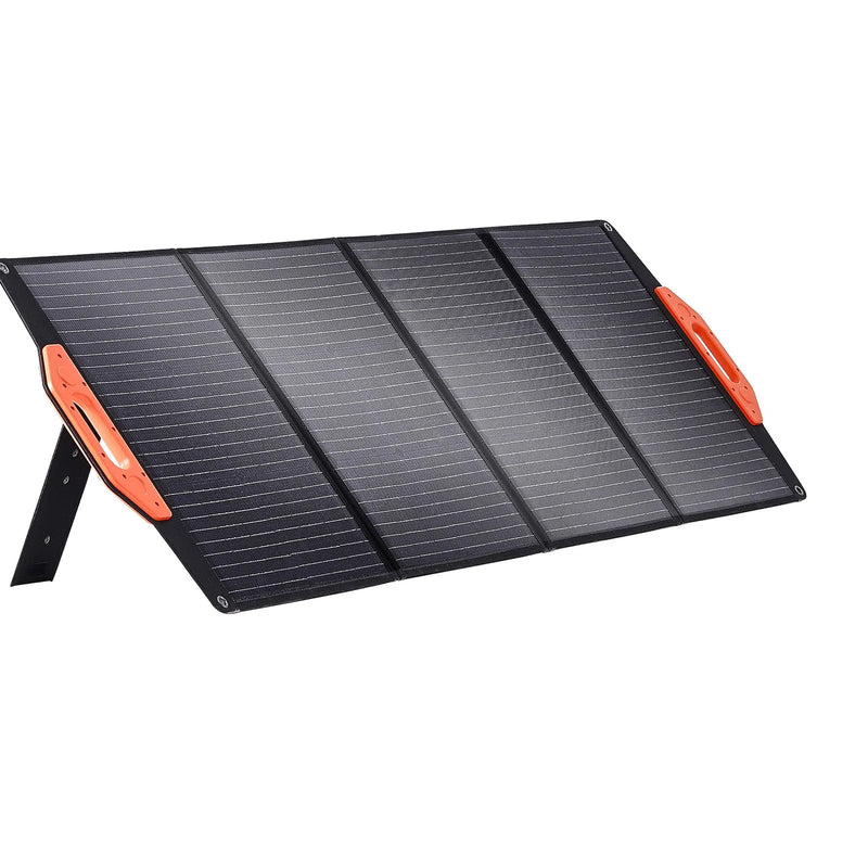 VEVOR pārnēsājams monokristālisks saules panelis 120 W, salokāms ETFE saules lādētājs ar 23 % efektivitāti, Type-C, DC 18 V un QC 3.0 USB pieslēgvietām, IP67, mājai, autonomām sistēmām un pārgājieniem