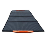 VEVOR portatīvs monokristālisks saules panelis 200 W, salokāms ETFE saules lādētājs ar 23 % efektivitāti, MC4 pieslēgumu un IP67 aizsardzību pārnēsājamām elektrostacijām, kempingam, pārgājieniem un autonomām sistēmām