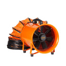 VEVOR 254mm Izplūdes Ventilators Pūtejs Pārnēsājams ar 5m Šļūteni - Industrijas Ventilators