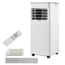 VEVOR portatīvais gaisa kondicionieris 2 kW, 3-in-1 grīdas dzesēšanas iekārta ar LED skārienpaneli un tālvadības pulti, 24 h taimeris, dzesēšanas/sausināšanas/ventilatora režīmi telpām, balts, energoefektivitāte: A
