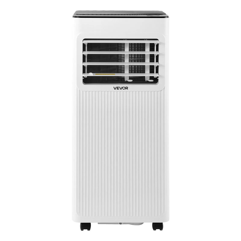 VEVOR portatīvais gaisa kondicionieris 2 kW, 3-in-1 grīdas dzesēšanas iekārta ar LED skārienpaneli un tālvadības pulti, 24 h taimeris, dzesēšanas/sausināšanas/ventilatora režīmi telpām, balts, energoefektivitāte: A