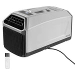 VEVOR pārnēsājams kempinga gaisa kondicionieris, 980 W, ar šļūteni, pulti un skārienvadību, 16–32 °C, 150 m³/h, tumši pelēks