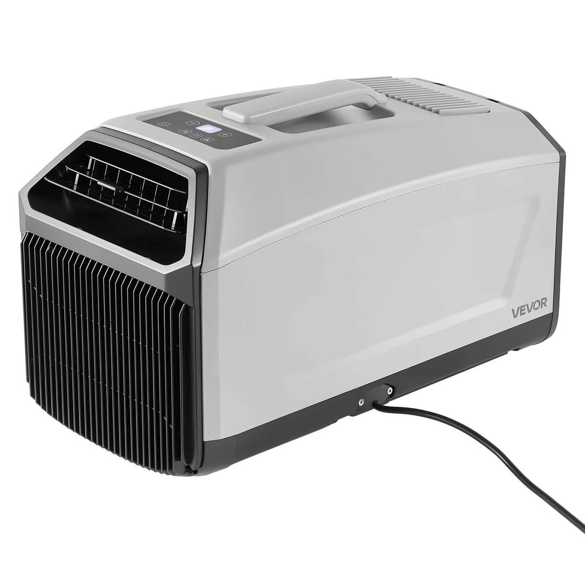 VEVOR pārnēsājams kempinga gaisa kondicionieris, 980 W, ar šļūteni, pulti un skārienvadību, 16–32 °C, 150 m³/h, tumši pelēks