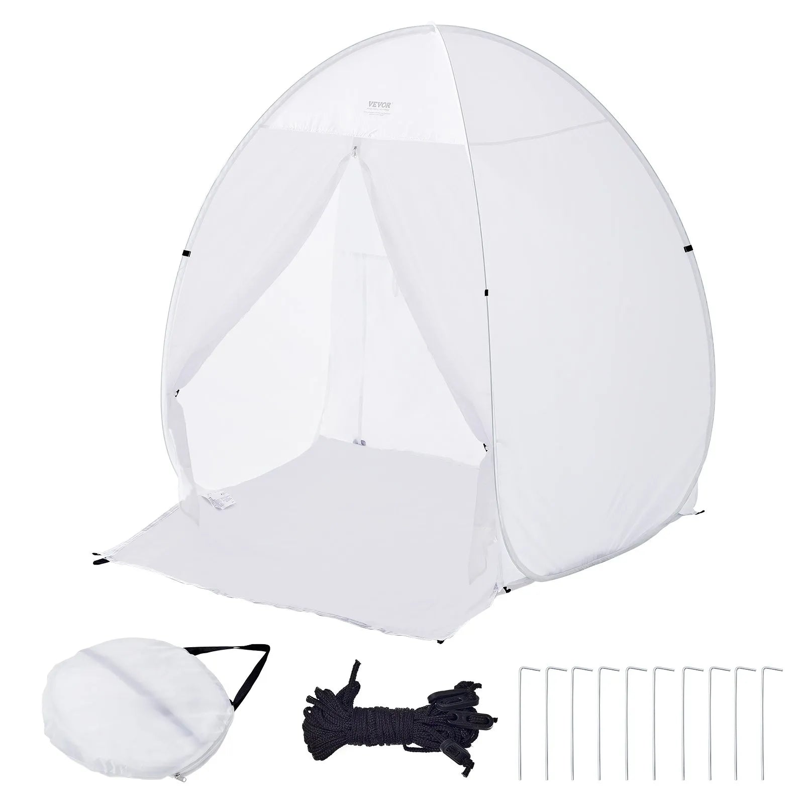 Pārnēsājama krāsošanas telts 152,4 × 152,4 × 177,8 cm saliekama pop-up tipa kabīne