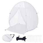 Pārnēsājama krāsošanas telts 152,4 × 152,4 × 177,8 cm saliekama pop-up tipa kabīne