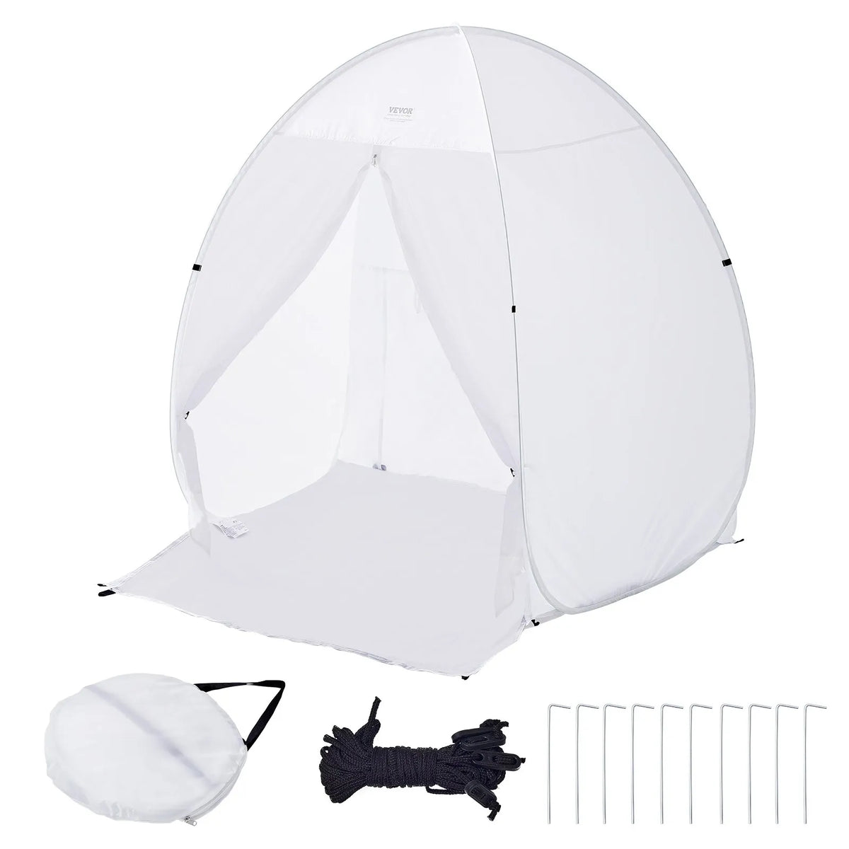 Pārnēsājama krāsošanas telts 152,4 × 152,4 × 177,8 cm saliekama pop-up tipa kabīne