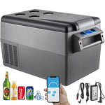 VEVOR automašīnas ledusskapis/saldētava 35L, ideāls risinājums automašīnām, kravas automašīnām, treileriem, laivām, kā arī lietošanai mājās vai āra aktivitātēs, piemēram, ceļojumos, makšķerēšanā un kempingā.