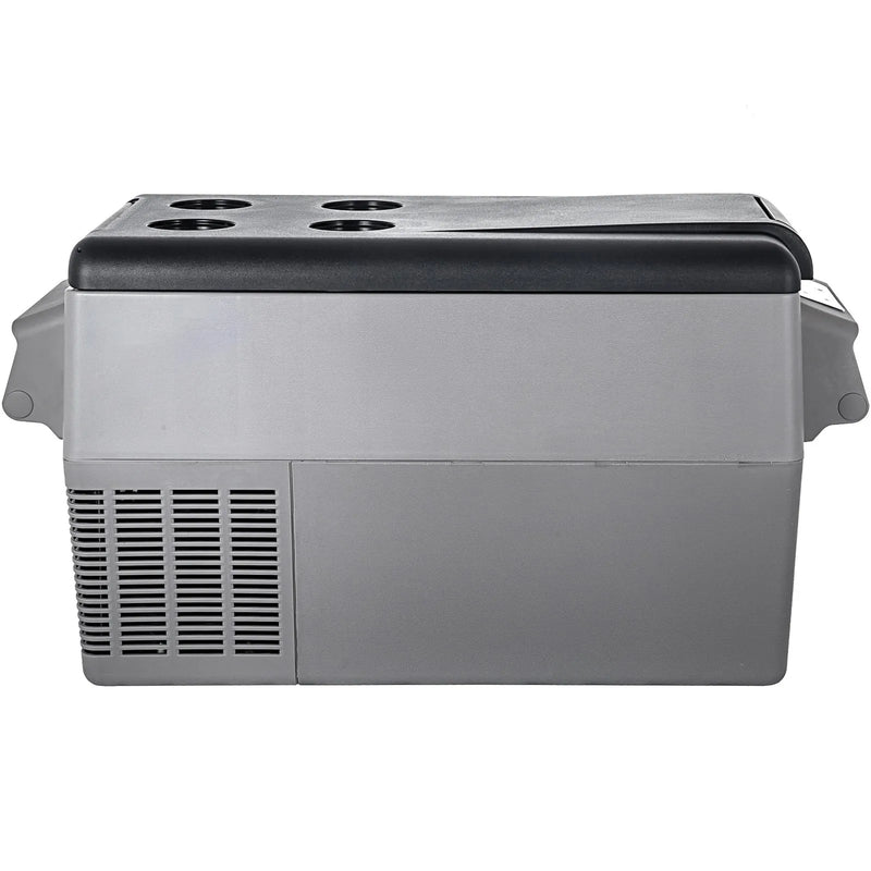 VEVOR automašīnas ledusskapis/saldētava 35L, ideāls risinājums automašīnām, kravas automašīnām, treileriem, laivām, kā arī lietošanai mājās vai āra aktivitātēs, piemēram, ceļojumos, makšķerēšanā un kempingā.
