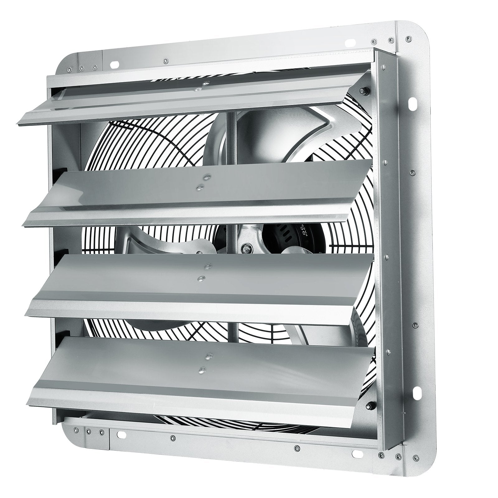 VEVOR žalūziju izplūdes ventilators – 406 mm sienas stiprināms darbnīcas ventilators, 1506 CFM, AC