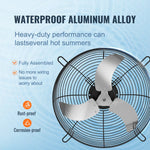 VEVOR žalūziju izplūdes ventilators, sienas montāžas, 610 mm, 4919 m³/h, AC motors
