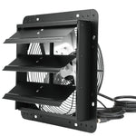VEVOR žalūziju izplūdes ventilators, sienas montāžas, 305 mm, tālvadības pults, EC motors