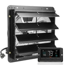 VEVOR Aizvaru Izplūdes Ventilators, Veikala Izplūdes Ventilators 406 mm Ar Tālvadības Kontroli, Sienā Uzstādāms EC