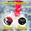 VEVOR ledus urbja gliemežurbis, 203 mm diametra neilona ledus urbis, 991 mm garš urbja kāts ar 300 mm pagarinājuma stieni, urbja adapteri, augšējo plati un asmens aizsargu, piemērots zemledus makšķerēšanai un ledus urbšanai