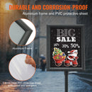 VEVOR grīdas plakātu statīvs ar pamatni, regulējams A4 formātam (vertikāli un horizontāli), izturīgs reklāmas un informācijas turētājs ar apaļu pamatni, melns