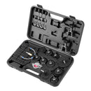 VEVOR bremžu sistēmas atgaisošanas komplekts 12 gab., profesionāls bremžu atgaisošanas adapteru komplekts ar pilnu aprīkojumu un rokturi, izturīgs bremžu šķidruma uzpildes adapteris, piemērots lielākajai daļai jaunu un vecu transportlīdzekļu