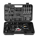 VEVOR bremžu sistēmas atgaisošanas komplekts 12 gab., profesionāls bremžu atgaisošanas adapteru komplekts ar pilnu aprīkojumu un rokturi, izturīgs bremžu šķidruma uzpildes adapteris, piemērots lielākajai daļai jaunu un vecu transportlīdzekļu