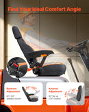 VEVOR universāls iekrāvēja sēdeklis, traktora sēdeklis ar regulējamu atzveltni, roku balstiem, galvas balstu un drošības jostu, drošs sēdeklis ar mikro slēdzi, ergonomisks zāles pļāvēja sēdeklis mini iekrāvējam un buldozeram