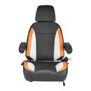 VEVOR universāls iekrāvēja sēdeklis, traktora sēdeklis ar regulējamu atzveltni, roku balstiem, galvas balstu un drošības jostu, drošs sēdeklis ar mikro slēdzi, ergonomisks zāles pļāvēja sēdeklis mini iekrāvējam un buldozeram