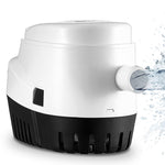 VEVOR 12 V automātisks iegremdējams laivas bilžas ūdens sūknis ar pludiņa slēdzi, caurplūdums 47 l/min, izplūdes diametrs 19 mm, piemērots laivām, dīķiem, baseiniem un pagrabiem