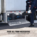 VEVOR alumīnija zemkorpusa instrumentu kaste 91 × 36 × 41 cm – ūdensizturīga, ar T-veida rokturi, slēdzama, piemērota kravas automašīnām, furgoniem un piekabēm