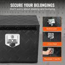 VEVOR alumīnija kravas automašīnas apakšējā instrumentu kaste, 45,7×30,5×35,6 cm piekabju un kemperu uzglabāšanas kaste