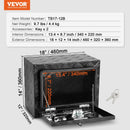 VEVOR alumīnija kravas automašīnas apakšējā instrumentu kaste, 45,7×30,5×35,6 cm piekabju un kemperu uzglabāšanas kaste