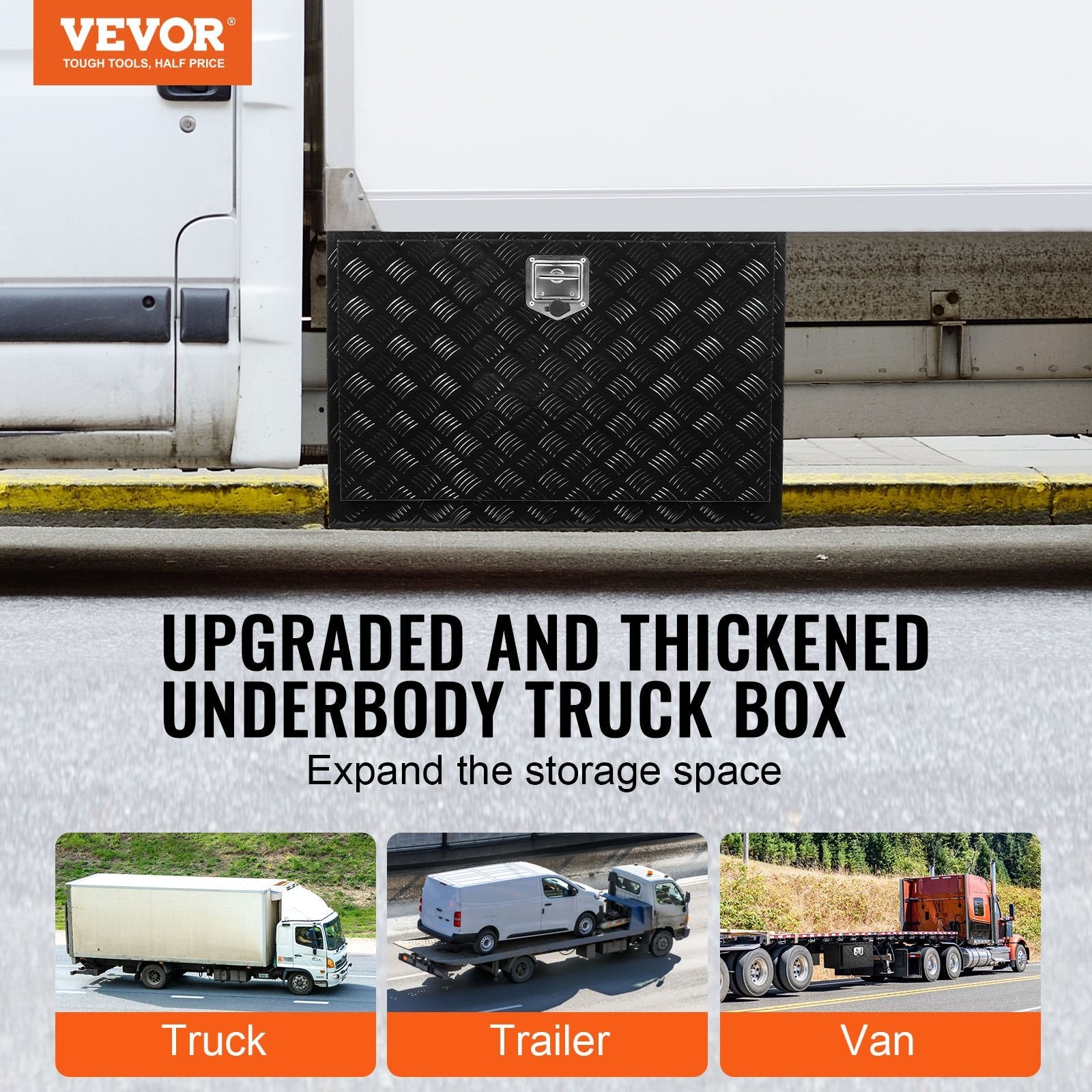 VEVOR alumīnija apakšējā instrumentu kaste 914 × 610 × 610 mm
