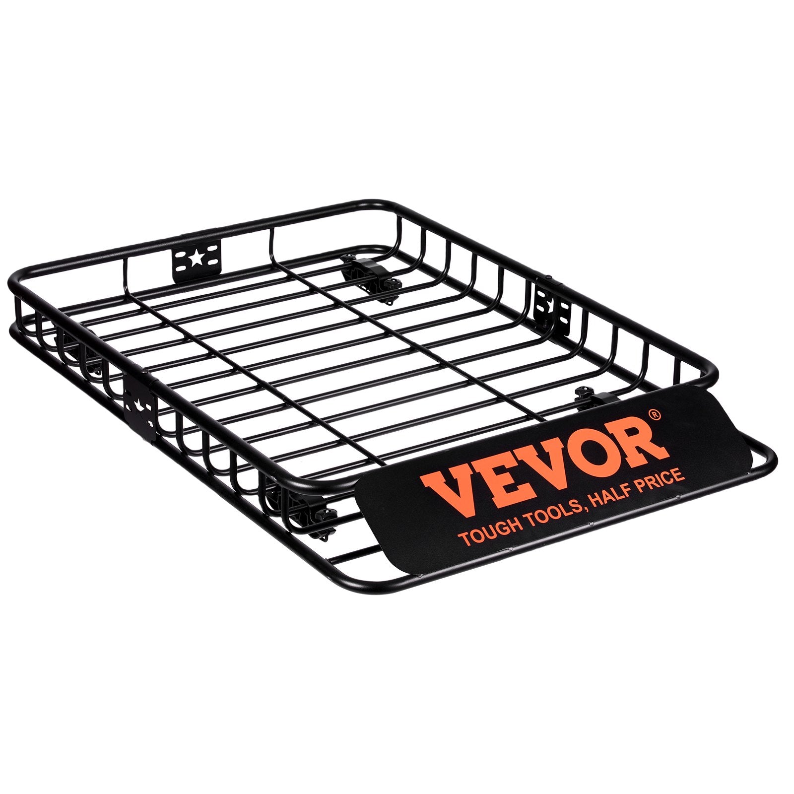 VEVOR katusekast 15 Cu Ft veekindla kotiga, 130,5 x 91,5 x 12,7 cm, mahutavus 90 kg, universaalne pagasikandur maasturitele ja veoautodele.