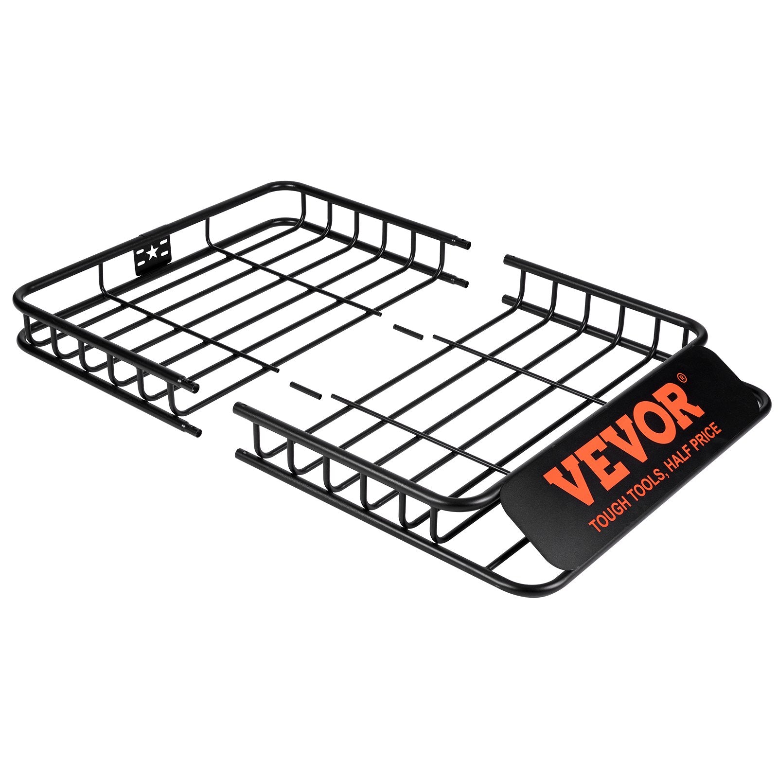 VEVOR katusekast 15 Cu Ft veekindla kotiga, 130,5 x 91,5 x 12,7 cm, mahutavus 90 kg, universaalne pagasikandur maasturitele ja veoautodele.