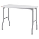 VEVOR salokāms nerūsējošā tērauda darba galds 122 x 61 cm, 300 kg slodze