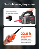 VEVOR 2 vienā elektriskais vinčas pacēlājs, 500 kg kapacitāte, 1500 W pārnēsājams vinčas krāns, pacelšanas augstums 7,6 m, ātrums 5 m/min ar manuālo un vadu tālvadību rūpnīcai, noliktavai vai garāžai