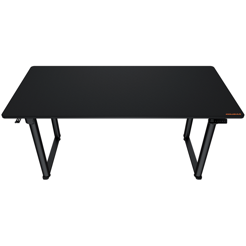 COUGAR E-GRAV 160 elektriski regulējams spēļu galds, 1600 × 750 mm, 120 kg nestspēja, melns