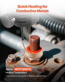 VEVOR 10 gab. magnētiskās indukcijas sildītāja spoles, inductor siltuma piederumi, mini sildītāja spoles komplekts ar elastību un ilgu kalpošanas laiku, piemērots rūsa rievotu skrūvju un uzgriežņu noņemšanai, 8 spoles + 1 U-veida + 1 brīvformas