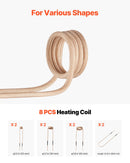 VEVOR indukcijas sildītājs skrūvju atbrīvošanai, 1100 W 230 V magnētiskā indukcijas apkures ierīce, rokas uzgriežņu atbrīvotājs ar 8 spolēm un uzglabāšanas kastīti — piemērots sarūsējušu skrūvju un uzgriežņu noņemšanai auto servisos