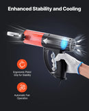 Индукционный нагреватель VEVOR для откручивания гаек и болтов, 1500 Вт, 230 В, ручной индукционный нагреватель с набором из 8 катушек и коробкой для хранения, для удаления заржавевших гаек и болтов при ремонте автомобиля