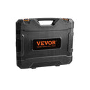 VEVOR 9,5 mm piedziņas triecienskrūvgriežu uzmavu komplekts 90 gab, SAE 6,35 mm – 19 mm, CR-Mo leģētais tērauds, ar pagarinājuma stieņiem un universālu savienojumu