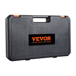 VEVOR 12,7 mm Drive Impact Wrench Set, 33 pcs, SAE 9,5 mm - 25,4 mm and metric 10-24 mm, 6-point Cr-V alloy steel for auto repair, easy to read size markings, robust construction, storage box