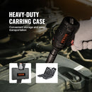 VEVOR 9,5 mm drive löögimuhvide komplekt 48 tk SAE (8-22 mm), 6-punktiline Cr-V, pikendus, universaalühendus, elektritööriistade adapter, hoiukast