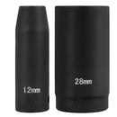 Набор ударных инструментов VEVOR 26 шт. с приводом 12,7 мм, 6 торцевых головок, 10-36 мм, легированная сталь CR-V, ящик для хранения