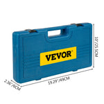 VEVOR impact driver set 26 pcs 12,7 mm drive, 6 point deep socket, 10-36 mm, CR-V alloy steel, storage box