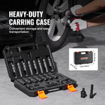 VEVOR 360° rotatable impact driver set 14 pcs., 9,5 mm drive, 10-24 mm