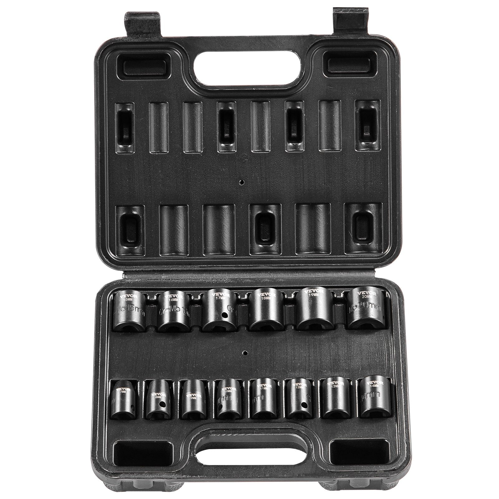 VEVOR Impact Strip Set 14 pcs 6-point 9,5 mm drive