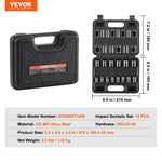 VEVOR löögiribade komplekt 14 tk 6-punktiline 9,5 mm ajamiga