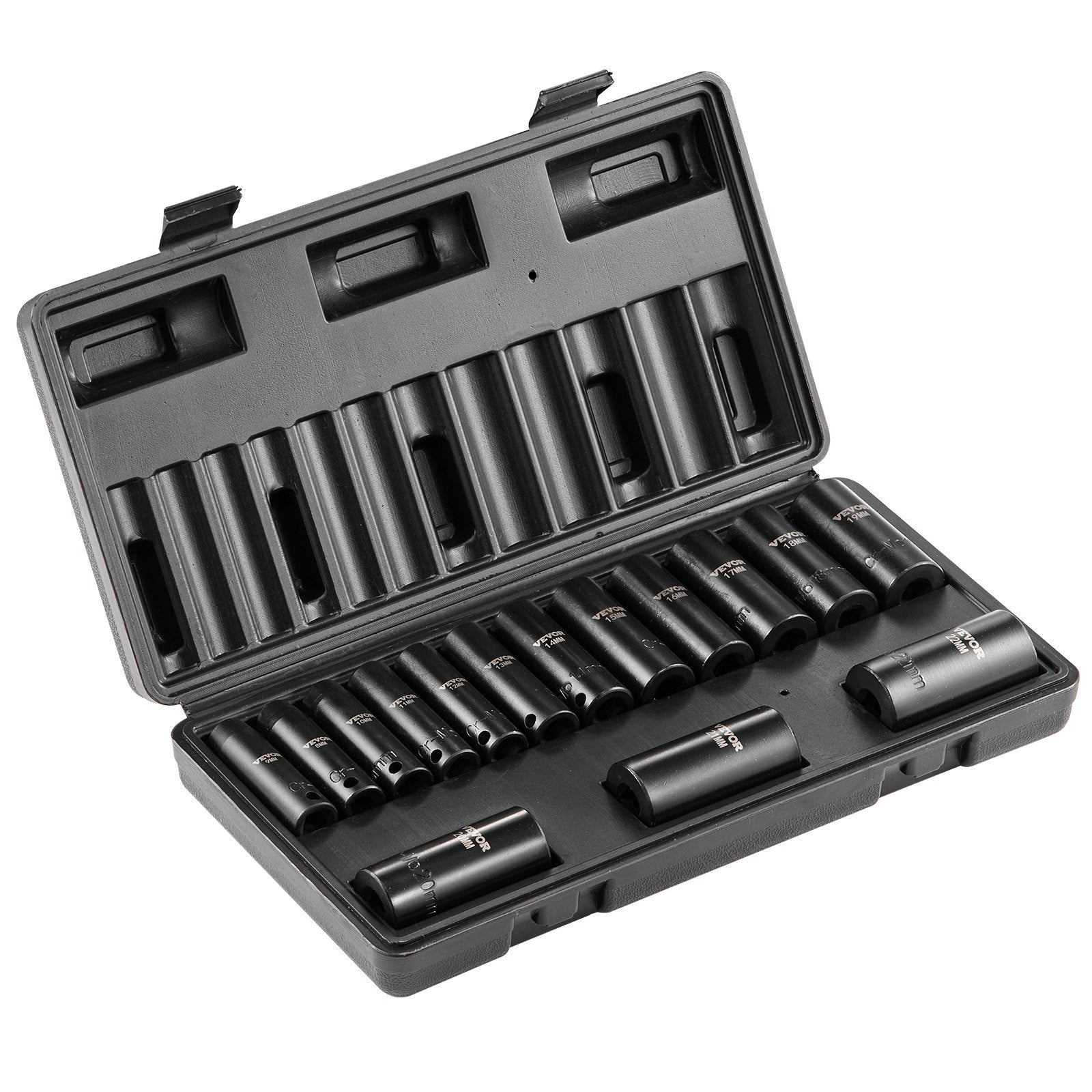 VEVOR löögiribade komplekt 15 tk 6-punktiline 9,5 mm ajamiga