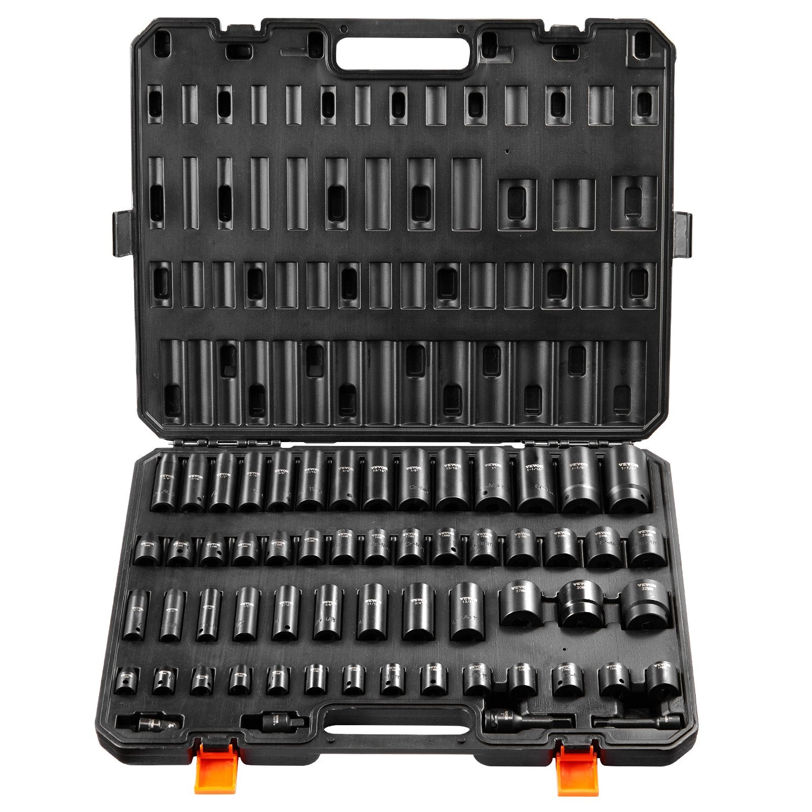 VEVOR Impact Strip Set 59 pcs 6-point 9,5 mm and 12,7 mm drive