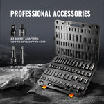 VEVOR Impact Strip Set 59 pcs 6-point 9,5 mm and 12,7 mm drive